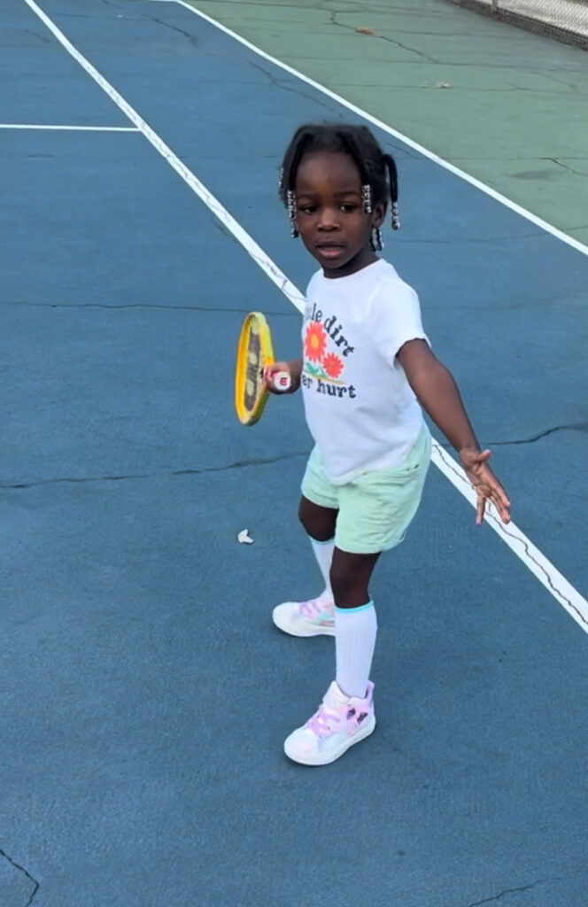 baby girl tennis